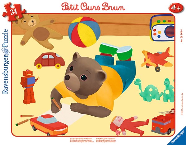Ravensburger (06168) - "Petit Ours Brun" - 34 pièces
