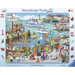 Ravensburger (06152) - "Un Jour au Port" - 24 pièces