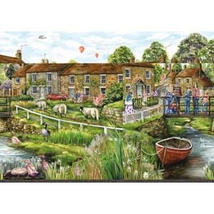 Falcon (11216) - Fiona Osbaldstone: "Village Life" - 1000 pièces