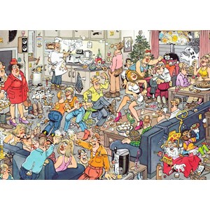 Jumbo (19082) - Jan van Haasteren: "New Year Party" - 1000 pièces