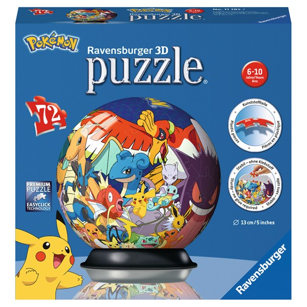 Ravensburger (11785) - "Pokemon" - 72 pièces