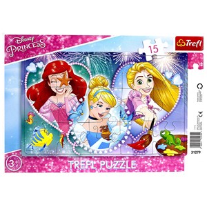 Trefl (31279) - "Disney Princess" - 15 pièces