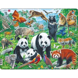 Larsen (FH43) - "Panda Bear Family on a China Mountain Plateau" - 56 pièces