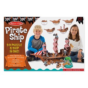 Melissa and Doug (9045) - "Pirate Ship" - 100 pièces
