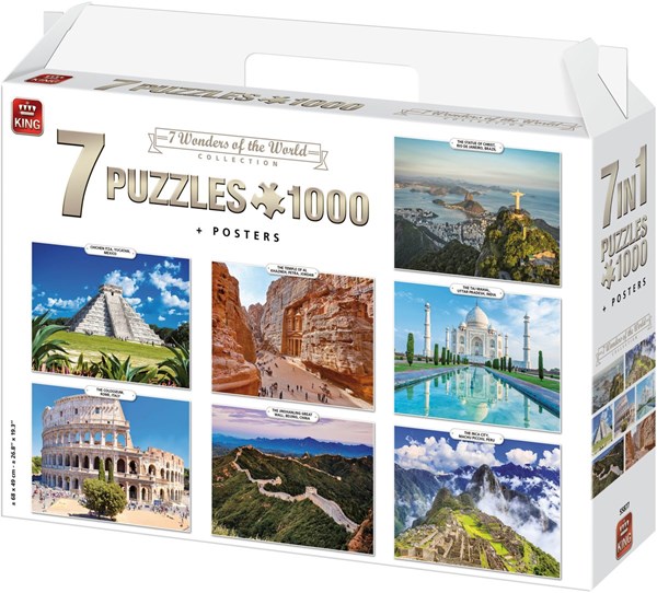 King International (55877) - "7 Wonders of The World" - 1000 pièces