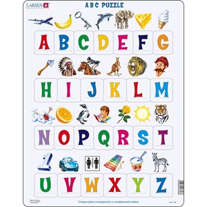 Larsen (LS826-FR) - "ABC Puzzle - FR" - 29 pièces