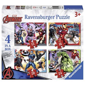 Ravensburger (06942) - "Marvel Avengers" - 12 16 20 24 pièces