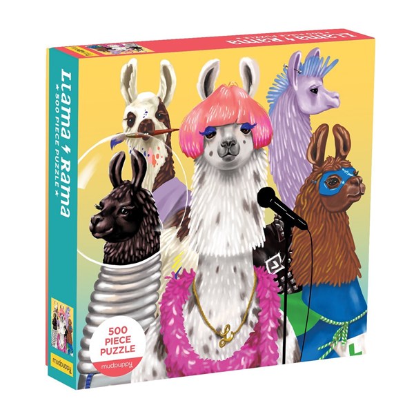 Chronicle Books / Galison (9780735361102) - "Llama Rama" - 500 pièces