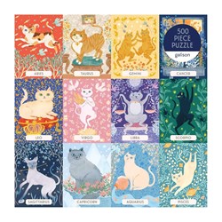Chronicle Books / Galison (9780735357068) - "Cat Zodiac" - 500 pièces