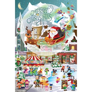 SunsOut (32210) - "A Christmas Village for All Ages" - 625 pièces