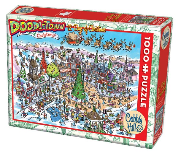 Cobble Hill (53505) - "12 Days of Christmas" - 1000 pièces