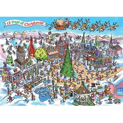 Cobble Hill (53505) - "12 Days of Christmas" - 1000 pièces