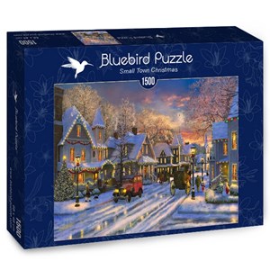 Bluebird Puzzle (70113) - Dominic Davison: "Small Town Christmas" - 1500 pièces