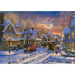 Bluebird Puzzle (70113) - Dominic Davison: "Small Town Christmas" - 1500 pièces