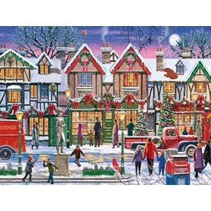 Ravensburger (15291) - "Christmas in the Square" - 1000 pièces