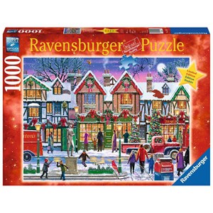 Ravensburger (15291) - "Christmas in the Square" - 1000 pièces
