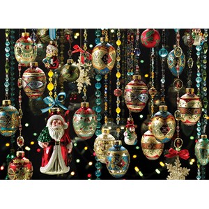 Cobble Hill (80140) - "Christmas Ornaments" - 1000 pièces