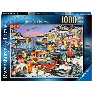 Ravensburger (13991) - "Home For Christmas" - 1000 pièces