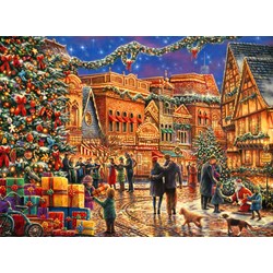 Grafika (02903) - Chuck Pinson: "Christmas at the Town Square" - 2000 pièces
