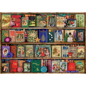 Ravensburger (19801) - "The Christmas Library" - 1000 pièces