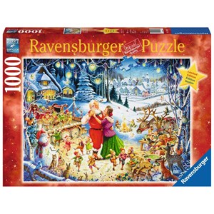 Ravensburger (19893) - "Santa's Christmas Party" - 1000 pièces