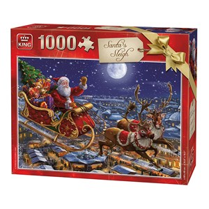 King International (05768) - "Christmas Santa Sleigh" - 1000 pièces