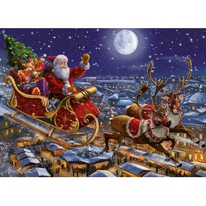 King International (05768) - "Christmas Santa Sleigh" - 1000 pièces