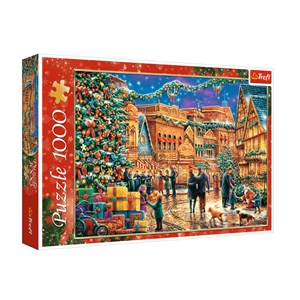 Trefl (10554) - "Christmas Market" - 1000 pièces