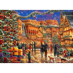 Grafika (02904) - Chuck Pinson: "Christmas at the Town Square" - 300 pièces