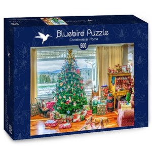 Bluebird Puzzle (70019) - "Christmas at Home" - 500 pièces