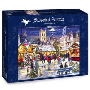 Bluebird Puzzle (70070) - Richard Macneil: "Xmas Market" - 1000 pièces