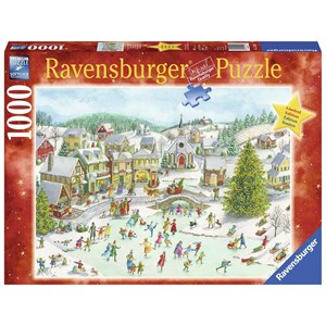 Ravensburger (15290) - "Playful Christmas Day" - 1000 pièces