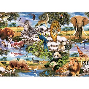 King International (55874) - "Animal Collection" - 500 1000 pièces