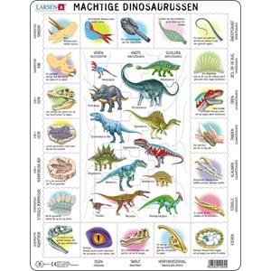 Larsen (HL9-NL) - "Fascinating Dinosaurs - NL" - 35 pièces