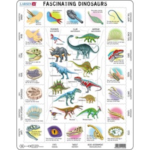 Larsen (HL9-GB) - "Fascinating Dinosaurs" - 35 pièces