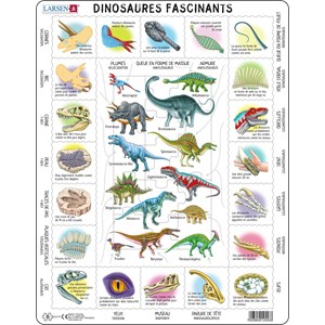 Larsen (HL9-FR) - "Fascinating Dinosaurs - FR" - 35 pièces
