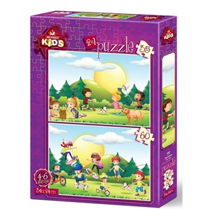 Art Puzzle (4497) - "Kids" - 35 60 pièces