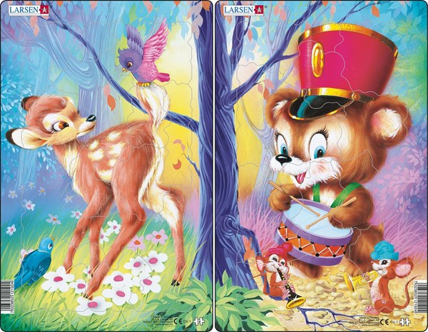 Larsen (CU1) - "Cute Animals" - 14 pièces