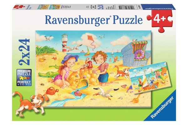 Ravensburger (08880) - "Enfants à la Plage" - 24 pièces