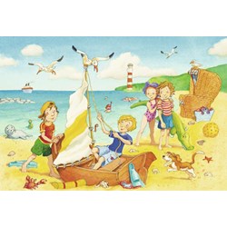 Ravensburger (08880) - "Enfants à la Plage" - 24 pièces
