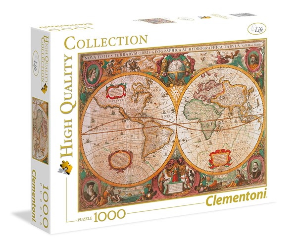 Clementoni (31229) - "Carte Antique" - 1000 pièces