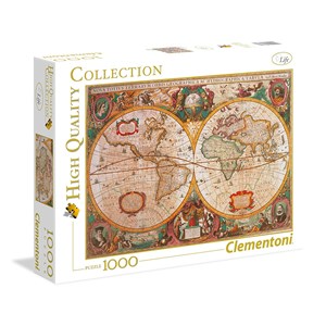 Clementoni (31229) - "Carte Antique" - 1000 pièces
