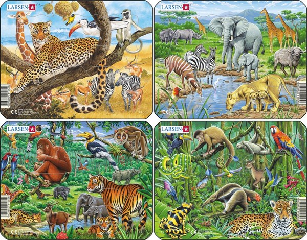 Larsen (Z8) - "Exotic animals" - 11 pièces