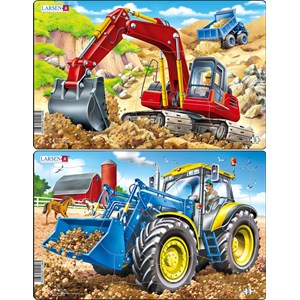 Larsen (U19) - "Tractor and Excavator" - 15 pièces
