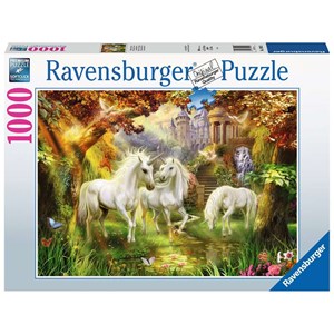 Ravensburger (15992) - "Licornes dans la Forêt" - 1000 pièces