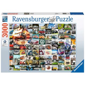 Ravensburger (16018) - "99 VW Campervan Moments" - 3000 pièces