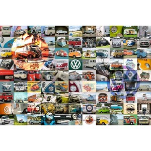 Ravensburger (16018) - "99 VW Campervan Moments" - 3000 pièces