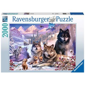 Ravensburger (16012) - "Loups dans la Neige" - 2000 pièces