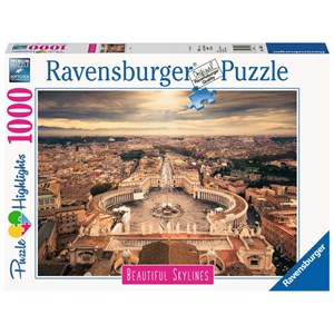 Ravensburger (14082) - "Beautiful Skylines, Rome" - 1000 pièces