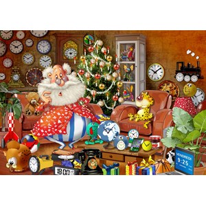 Puzzle Atelier du Père Noël King-Puzzle-05350 1000 pièces Puzzles - Noël